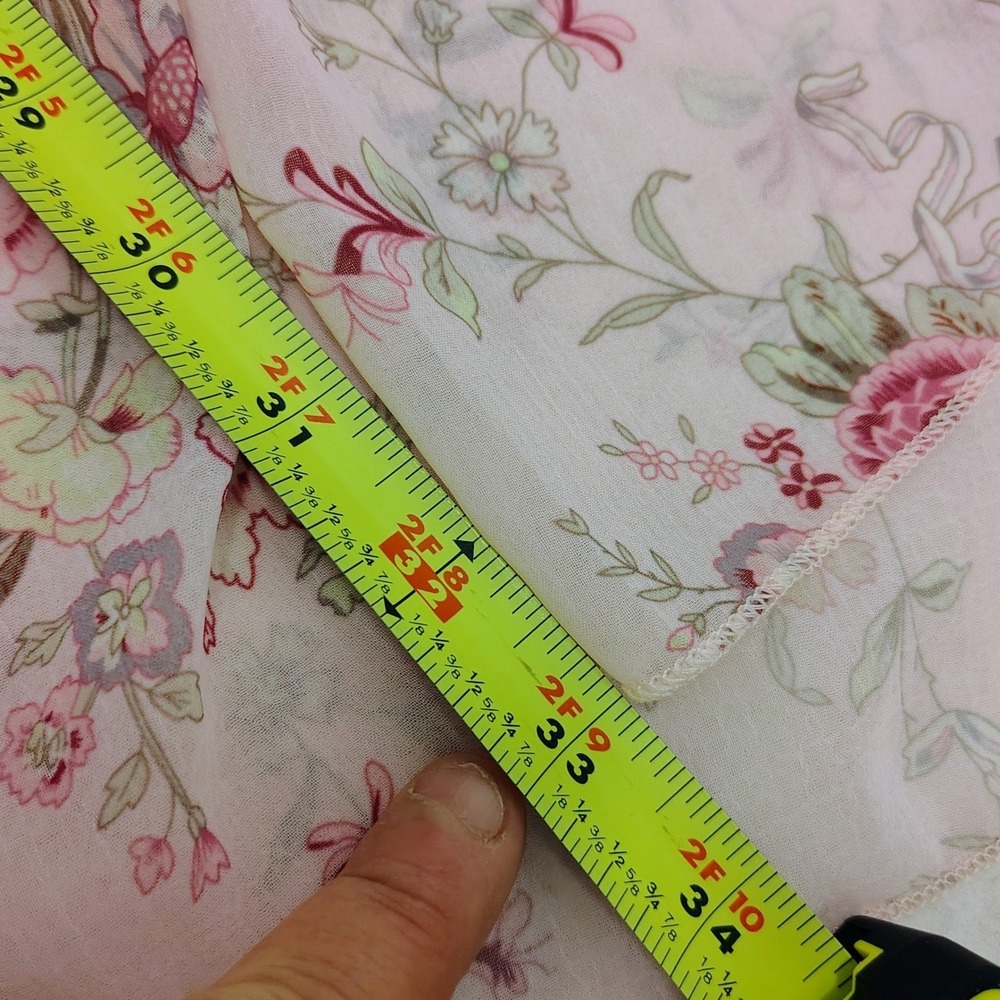 SHEIN Curve 3XL Pink Floral Cottagecore Fairytale Princesscore Dress‎ Mini - Picture 7 of 13